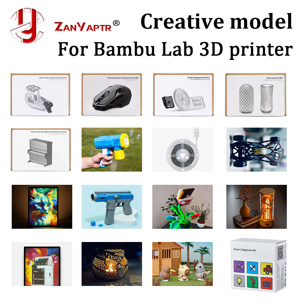 3D Printing Workshop - Комплектующие для 3D-печати Bambu Lab: компоненты