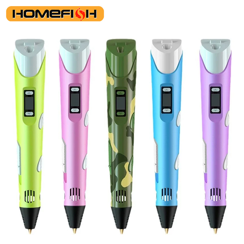 3D Printing Pen For Kids - Электронная 3D-ручка HOMEFISH с 9 м
