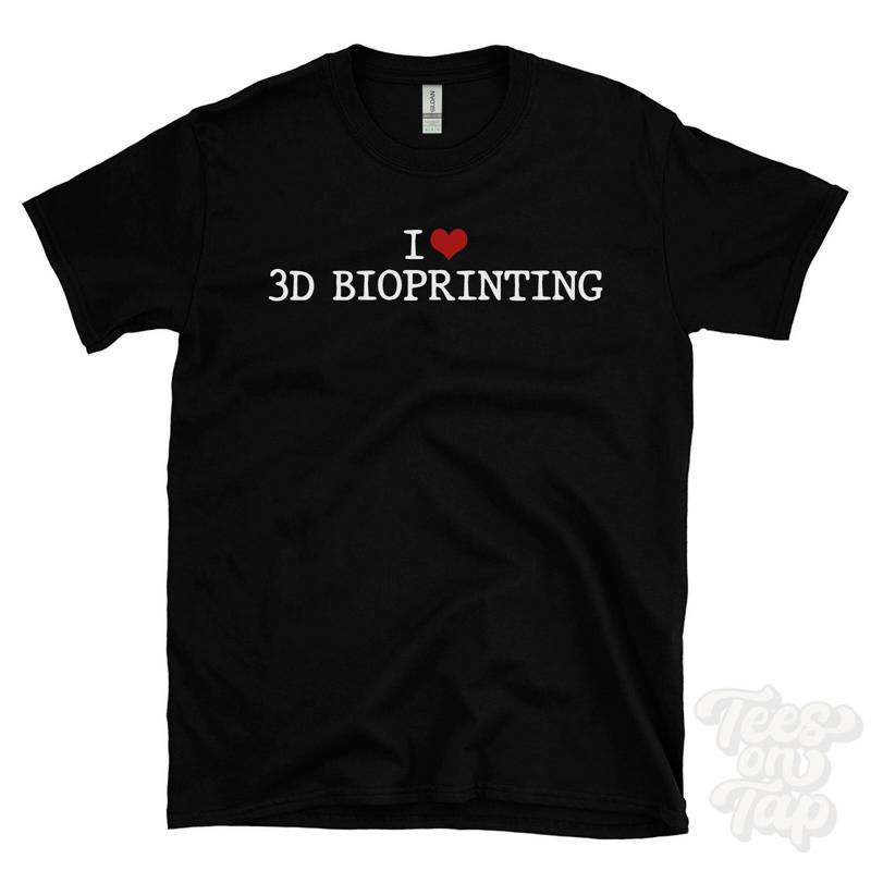 3D Printing For Medical - ФУТБОЛКА I LOVE 3D BIOPRINTING сердце