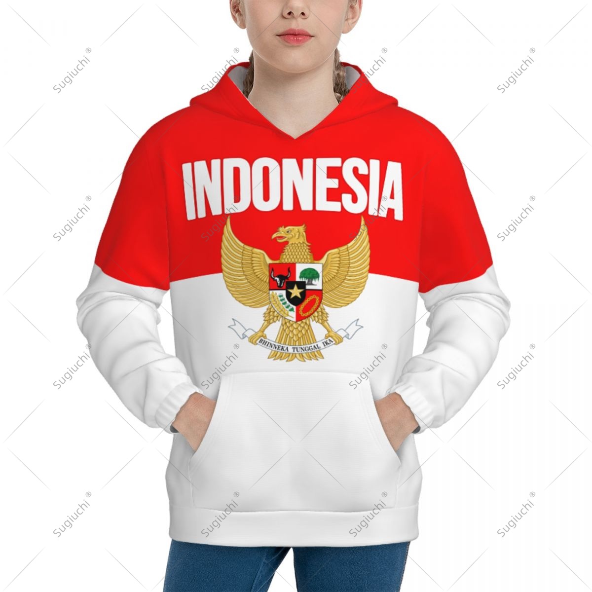 Унисекс 3D худи с флагом Индон – обзор и цена 3D Printing Indonesia