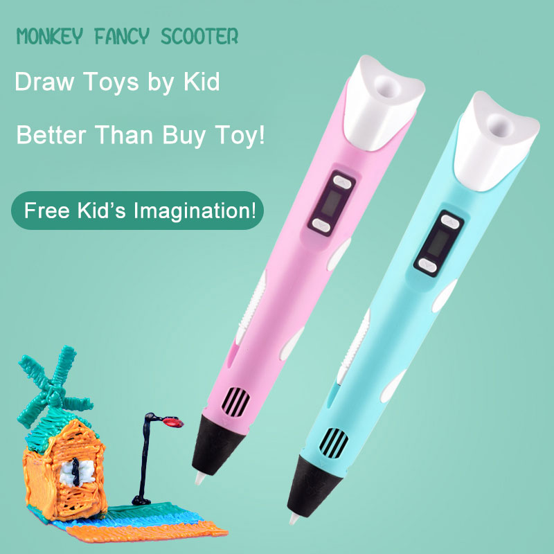 Электронная ручка для 3D печат – обзор и цена 3D Printing Pen For Kids