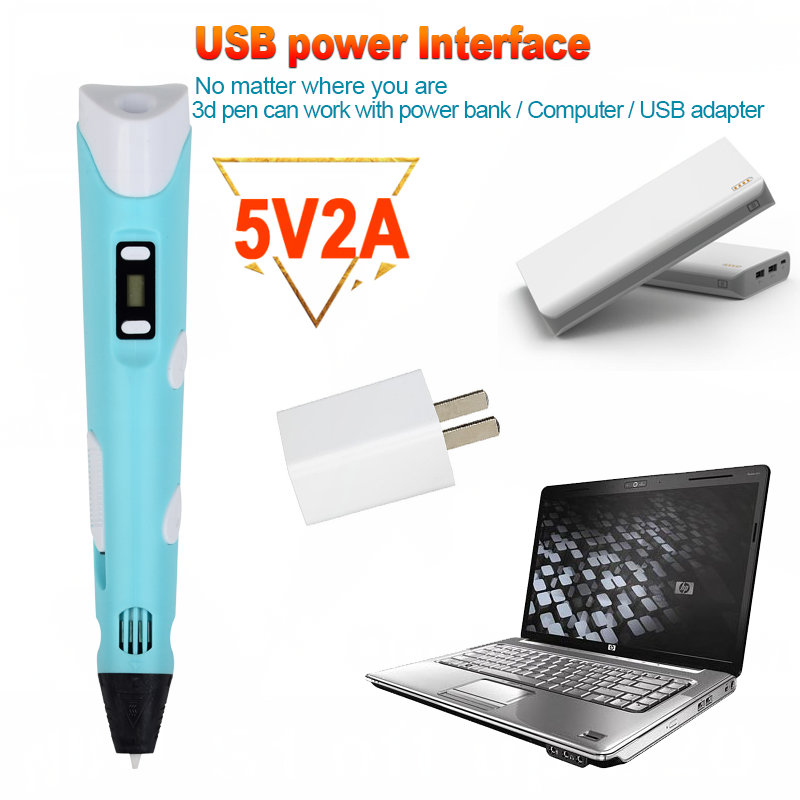 Электронная ручка для 3D печат – обзор и цена 3D Printing Pen For Kids