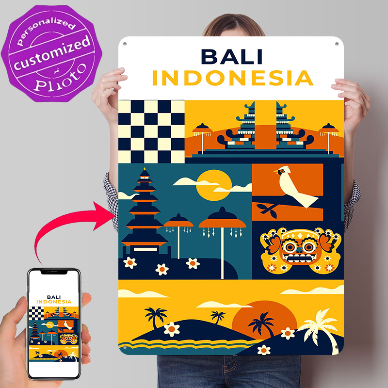 Металлическая винтажная таблич – обзор и цена 3D Printing Indonesia
